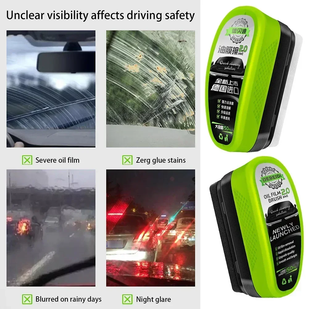 Car Glass Oil Film Remover Automotive Cleaning Agent