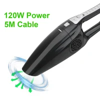 Car Vacuum Cleaner Portable Wet And Dry dual-use Vacuum Cleaner Powerful Handheld Mini Vaccum Cleaners High Suction 12V 120W 3