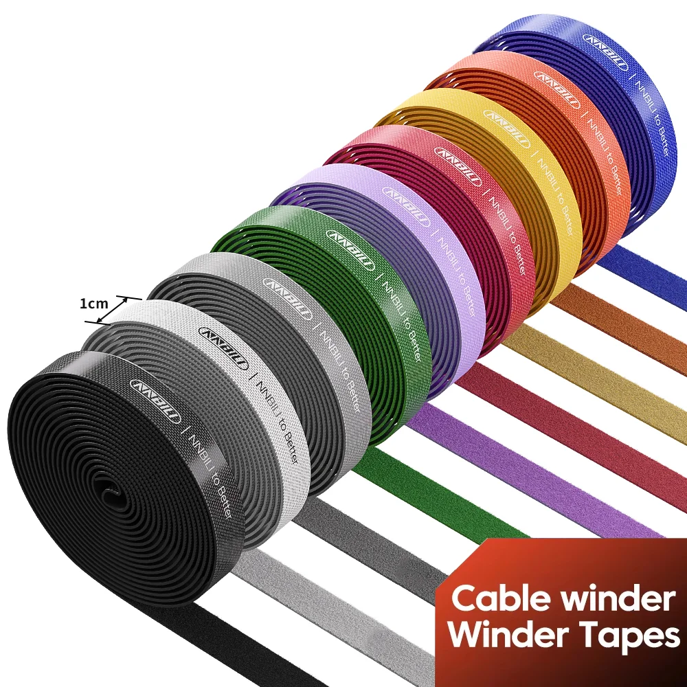 NNBILI 5m Cable Organizer Management Tearable Organizador Cables 10mm Width Winder Ties Phone Accessories Wire Cord Organizer ﻿