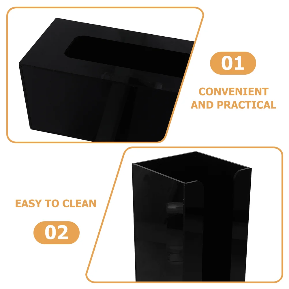 Coffee Mug Cup Holder Dispenser Household Bar Organizer for Office Wear-resistant Black Paper Stand Accessory