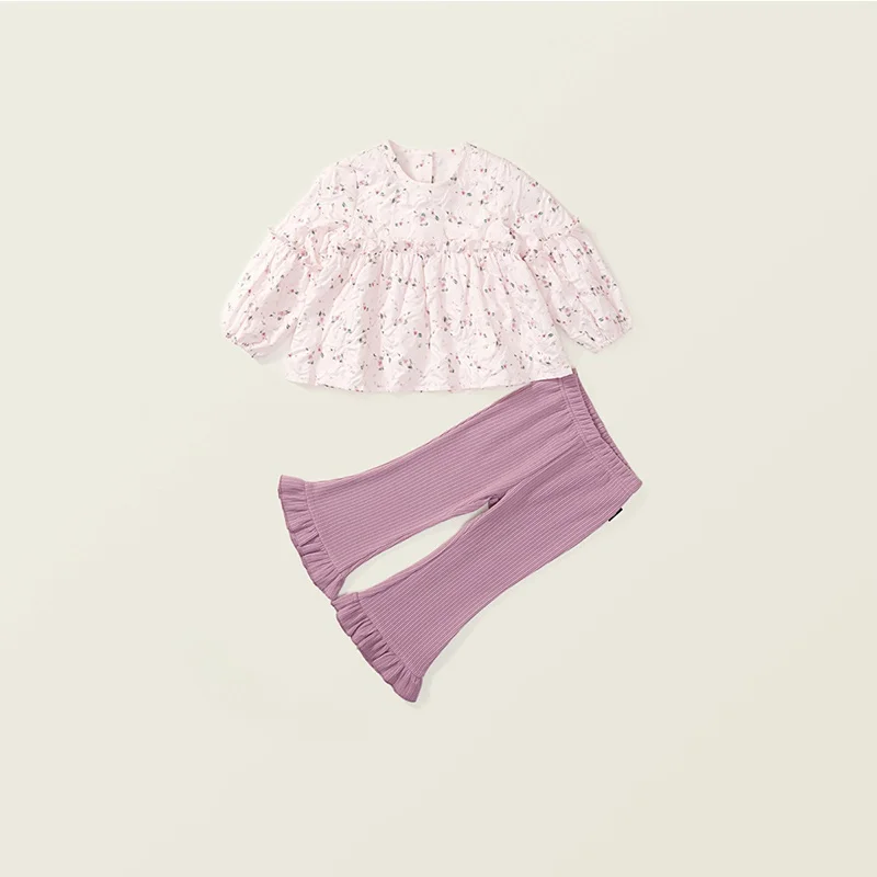 

Korean Fashion Autumn Cute Tops Long Sleeve T-Shirt Women Pulovers Two-Piece Pant Sets Girls Boutique Outfits From 3 To 8 Years