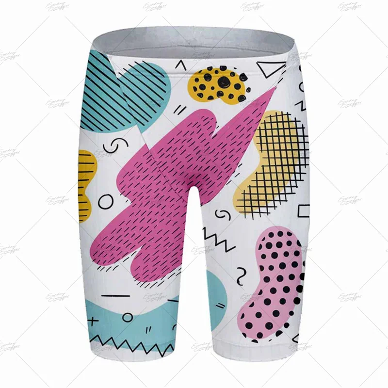 

Men Surf Shorts Professional Competitive Simple Printed Swim Trunks Quick-Drying Swimwear Surfing Briefs Diving Trunks