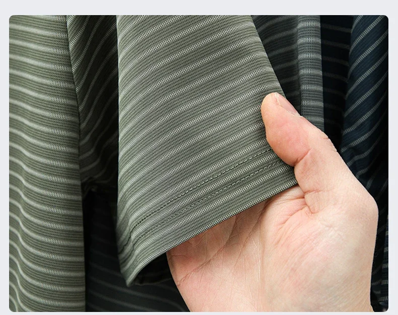 BROWON Brand 2025 Summer Man's Branded Polo Shirt Thin Striped Design Short Sleeve Retro Style Office Work Polo Shirt for Man 23 Sc94021b6e9104fd5984c2d00ca7ae977q