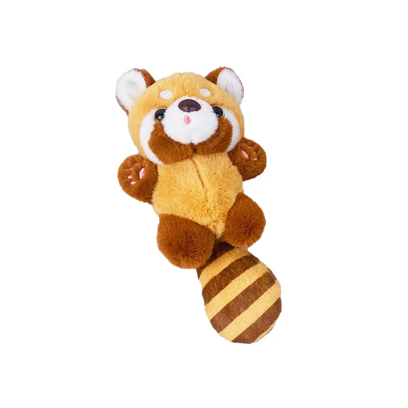 Kids Cute Raccoon Plush Doll Keychain Pendant Fun Zoo Peripheral Doll For Boy And Girl Birthday Gift