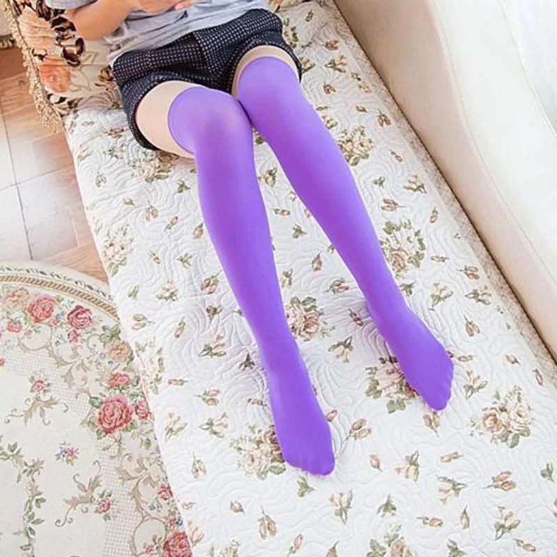 Description Picture 4 of itemSexy Soild Color Long Socks Women Over Knee Thigh High Over The Knee Stockings Lolita Ladies Girls Warm Knee Socks