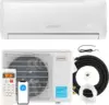 24000 BTU Mini Split Air Conditioner with Remote Compatible Googlehome Heat Pump 21 SEER2 Inverter for Rooms up to 1500 Sq.Ft 1