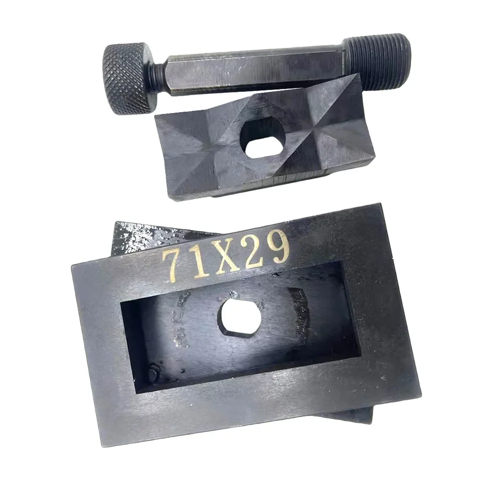 【Ready Stock】28x22mm 71x29mm Hydraulic Knockout Punch Rectangle Die for SYK-8 / SYK-15 Hydraulic Knockout Punch Driver Tool 5