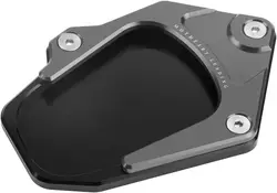 CNC Anti - Slip Motorcycle Kickstand Enlarger Pad Accessories (Gray)