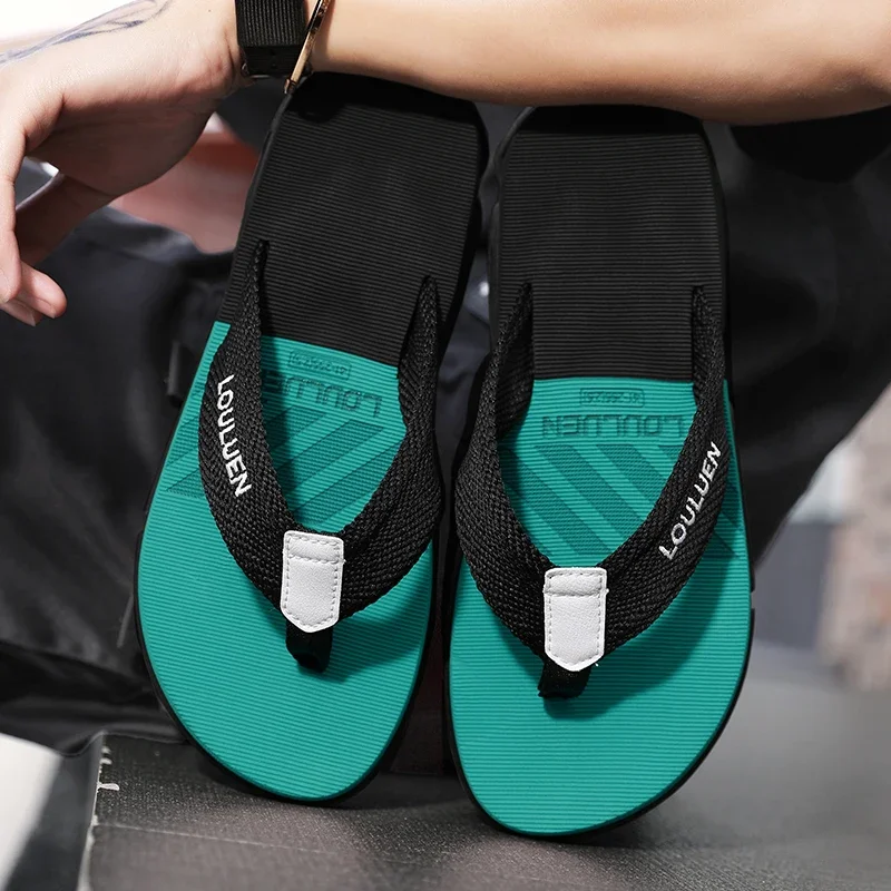 High quality brand men flip flops summer beach flip flops men fashion breathable casual men Beach slippers summer outdoor