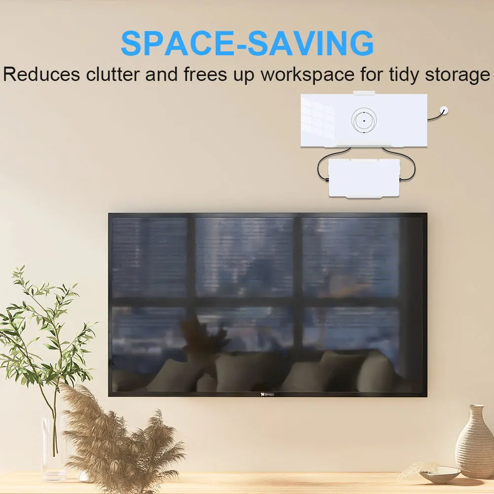 【sought-after】 For Starlink Gen 3 2 in 1 Router Wall Mount and Power Supply Holder Space Saving Power Supply Mounting Kit Stability Wall Holder.