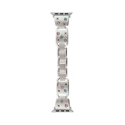 Luxury Heart Diamond Band for Apple Watch - Love Metal Strap (Starlight)