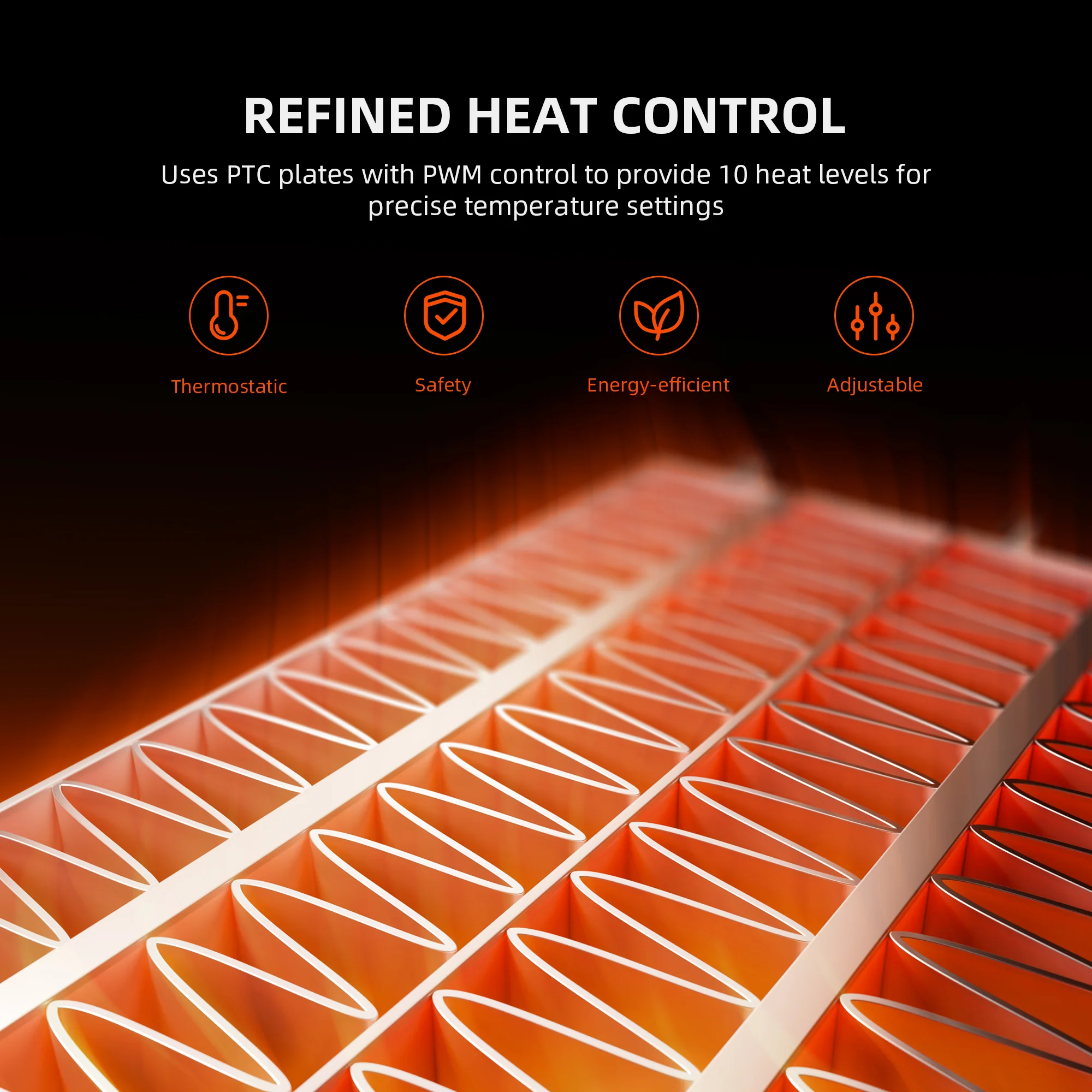 2025 Spider Farmer Grow Tent Heater – Smart Plant Heater with Temp Control, Day/Night Sensors, 4 Modes & 24H Timer for Indoor 4
