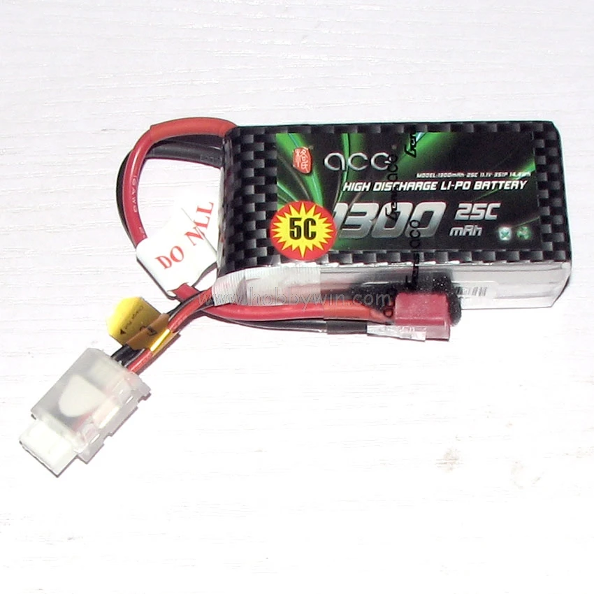 

ACE 11,1 V/3S 1300mAh 25C LiPo батарея Burst Disharge 50C/64A T plug разрядка RC модель Lipoly power pack