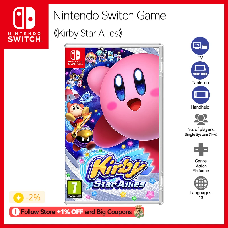 Nintendo Kirby Star Allies ofertas de juegos para switch, Kirby Star Allies,  OLED, nintendo switch lite| | - AliExpress