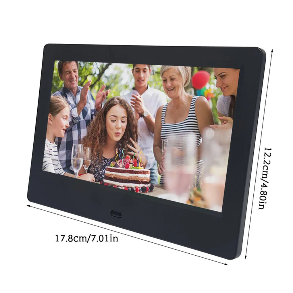 

7-inch Digital Photo Frame HD LED Screen Electronic Photo Album Picture Video Player Gift US Plug