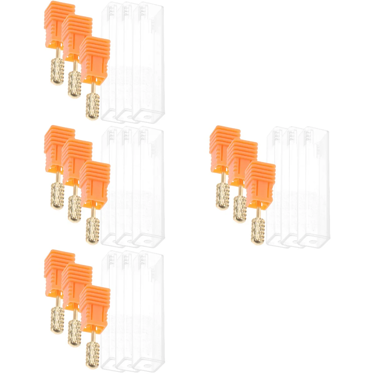 

12 шт., насадки для маникюра, из вольфрамовой стали