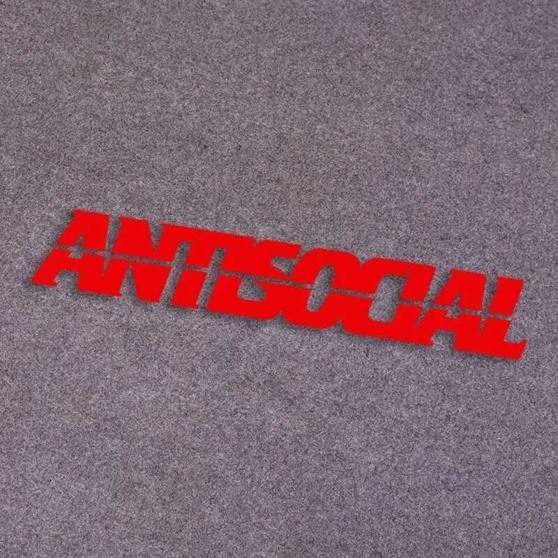 32X5,08 cm Brief Aufkleber Vinyl Wasserdicht Antsocial Aufkleber Nicht Verblassen Reflektierende Coole Auto Dekoration Aufkleber Einzigartiges Geschenk – Detail 9