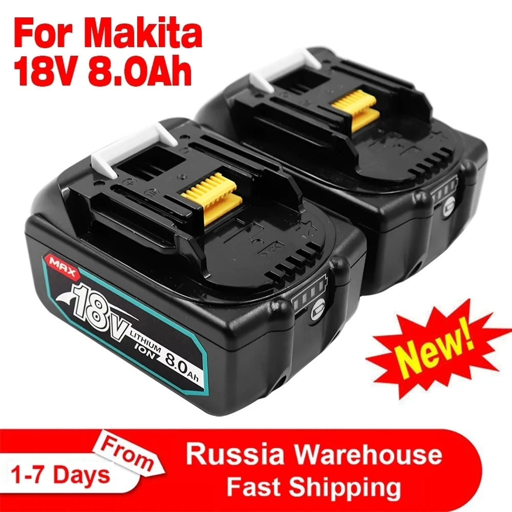 

Аккумуляторная батарея Makita 18 в 6,0 1850 Ач для электроинструментов Makita со стандартной заменой литий-ионных аккумуляторов LXT BL1860 6000 В мАч