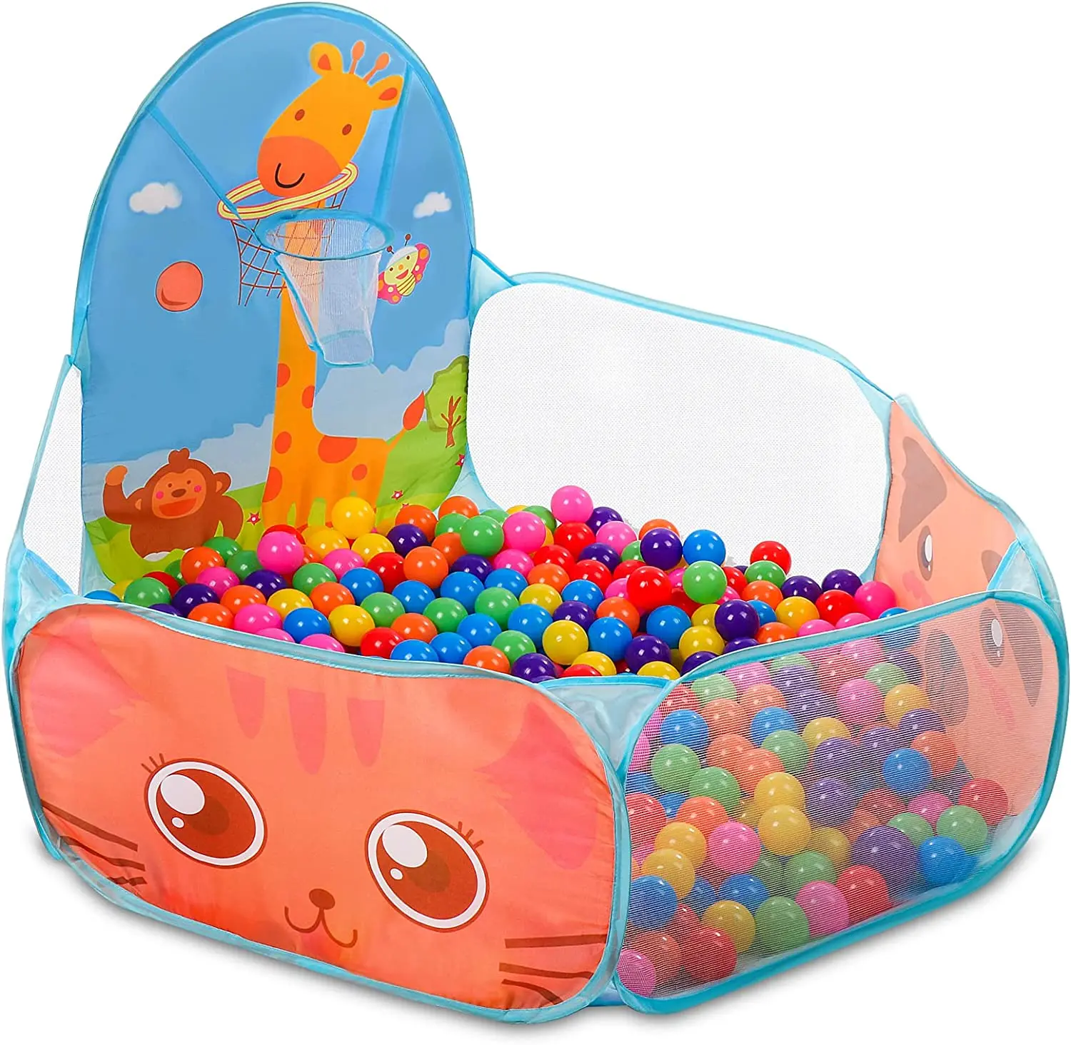 1.2M Cartoon Ball Pit Pool Portable Foldable Children Indoor Ocean Ball Pit Playpen Tent Outdoor Sports Educational Toy For Kids 2