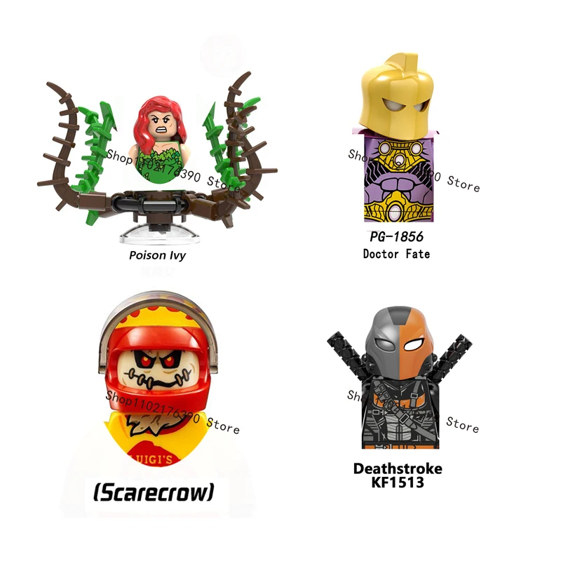 Assemble Building Blocks Alfred Bricks Toys Penguin Two-Face Riddler Poison Ivy Action Figure Scarecrow Bane Kids Christmas Gift 10pcs first order snowtroopers building blocks bricks star action figure wars toys kids