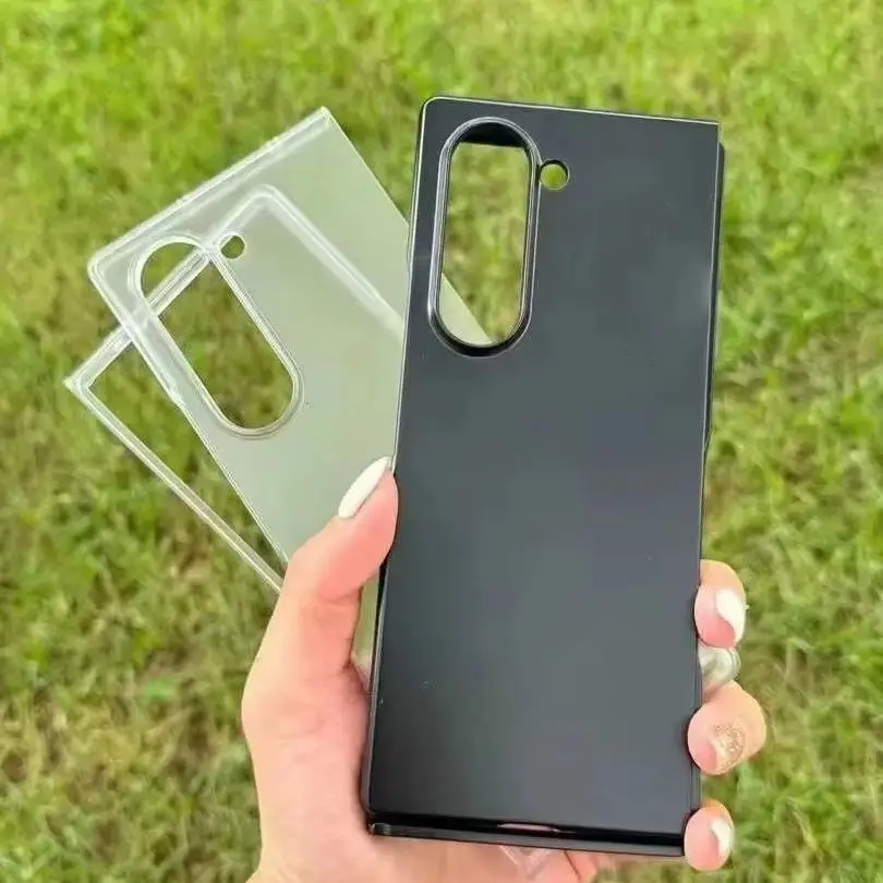 Ultra Thin Matte Slim PC Folding Case – Shockproof Transparent Back Cover