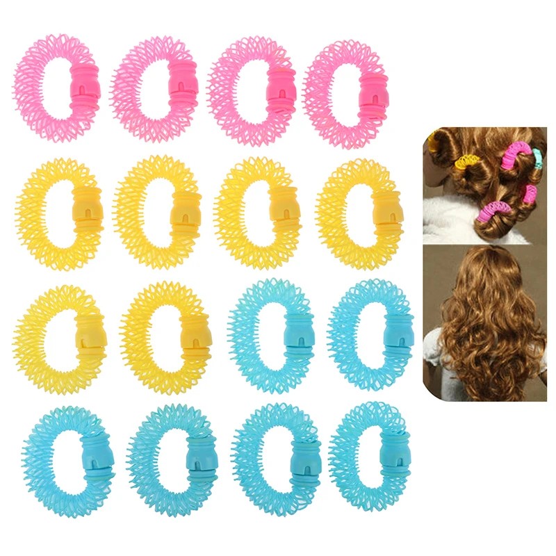 Magic Hair Curler 16pcs Spiral Curls Roller Donuts Curl Hair Styling Tool hair accessories