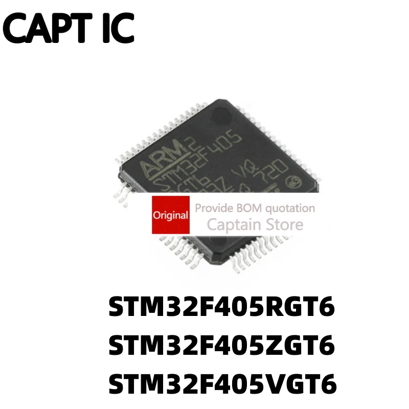 

5 шт. STM32F405RGT6 405ZGT6 405VGT6 LQFP64