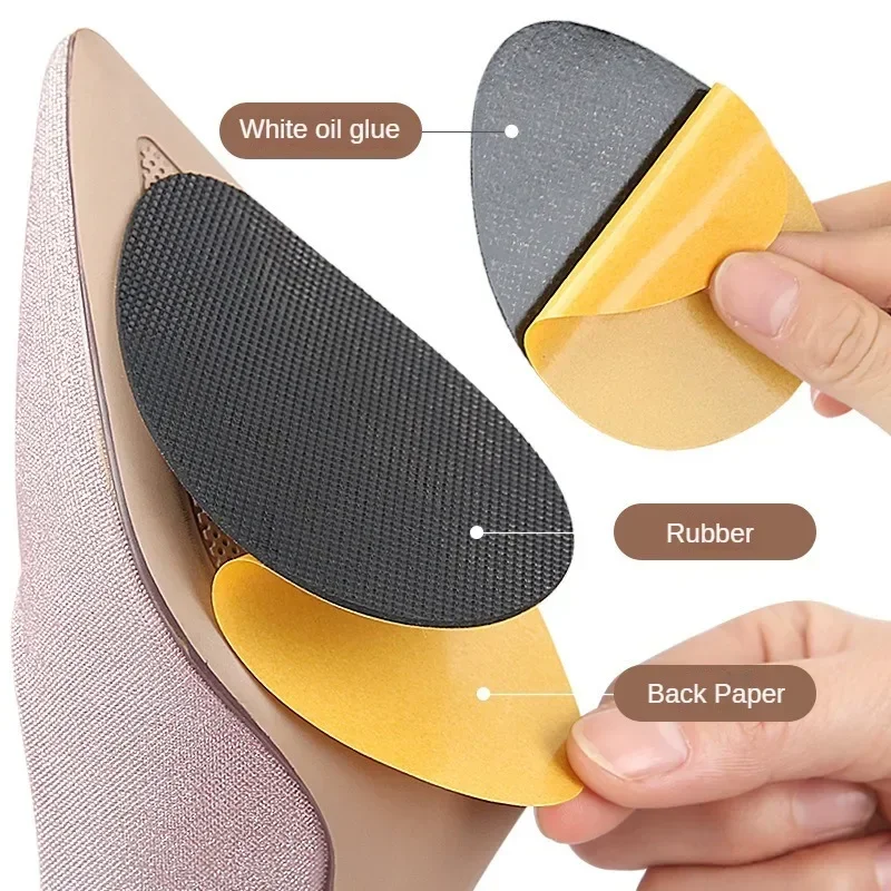 10/4/2pcs 비 접착 방지 미끄럼 방지 단독 스티커 음소거 쿠션 안창 수리 Outsole Insoles 신발 웨어러블 패드 신발 액세서리