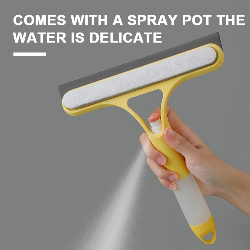 SEAMETAL 3 IN 1 Car Scraper Window Cleaning Wiper Muitifunctional Glass Brush Silicone Squeegee for Car Household Cleaning Tools 5