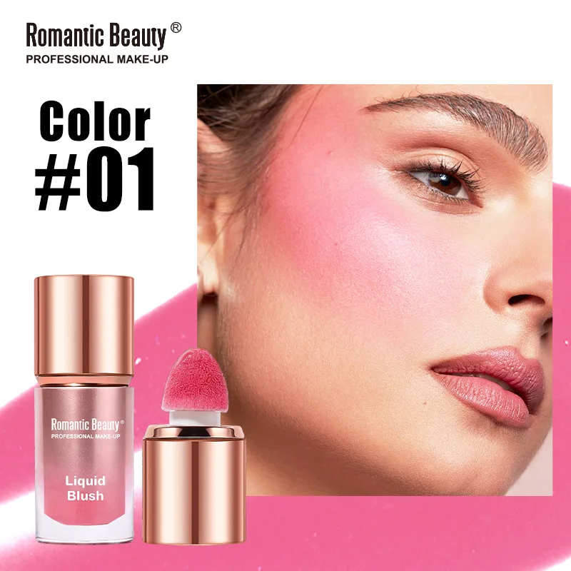 קרם נוזלי בעל 6 צבעים - טיפ ספוג מאט, קונטור טבעי ועמיד לאורך זמן, בנוי ופיגמנט גבוה