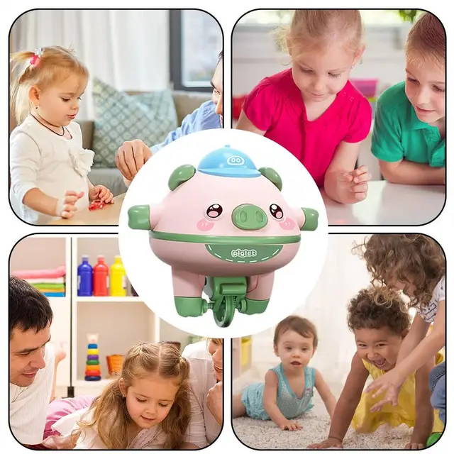 Balance Pig Roly-poly Piglet Tumbler Novelty Tightrope Walking