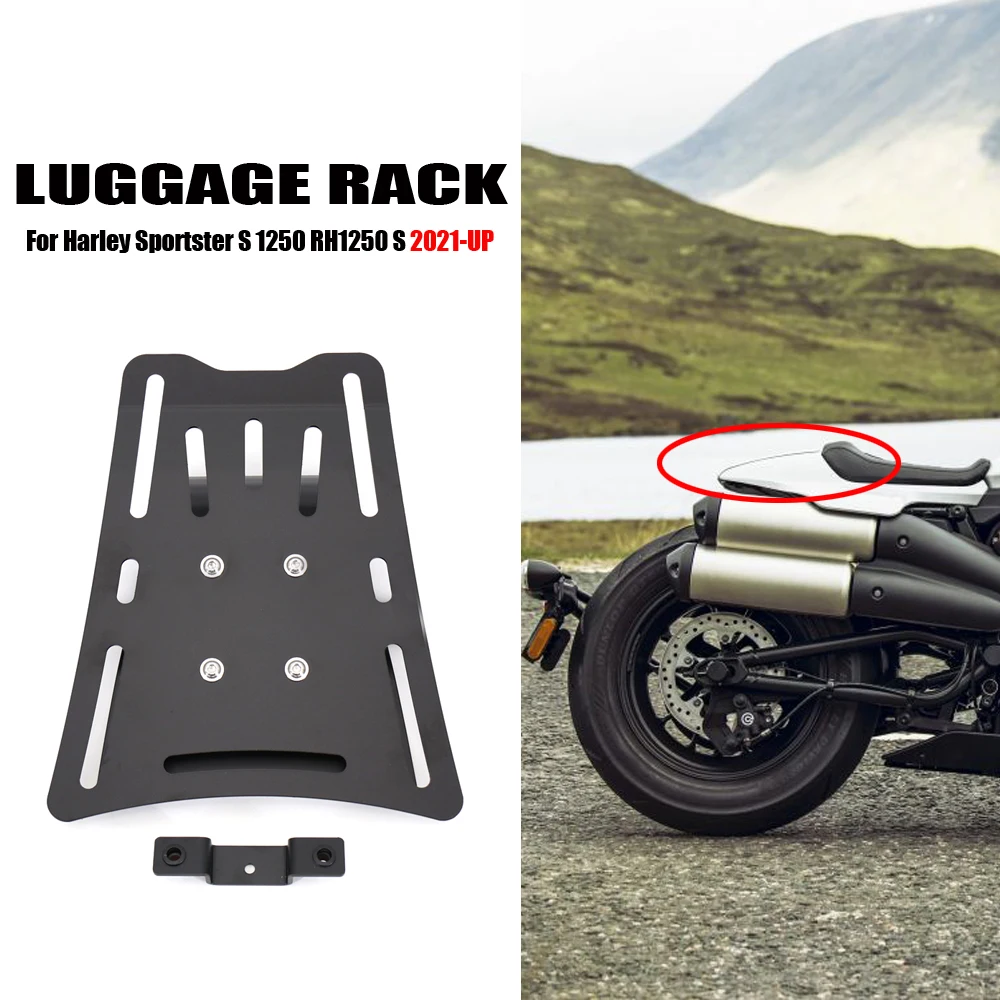 Akozon Porte-bagages de moto Moto Luage Rac, Ports Luage Racks, Moto Luage  Rack Port Arrière Étagère Main sport porte-bagages