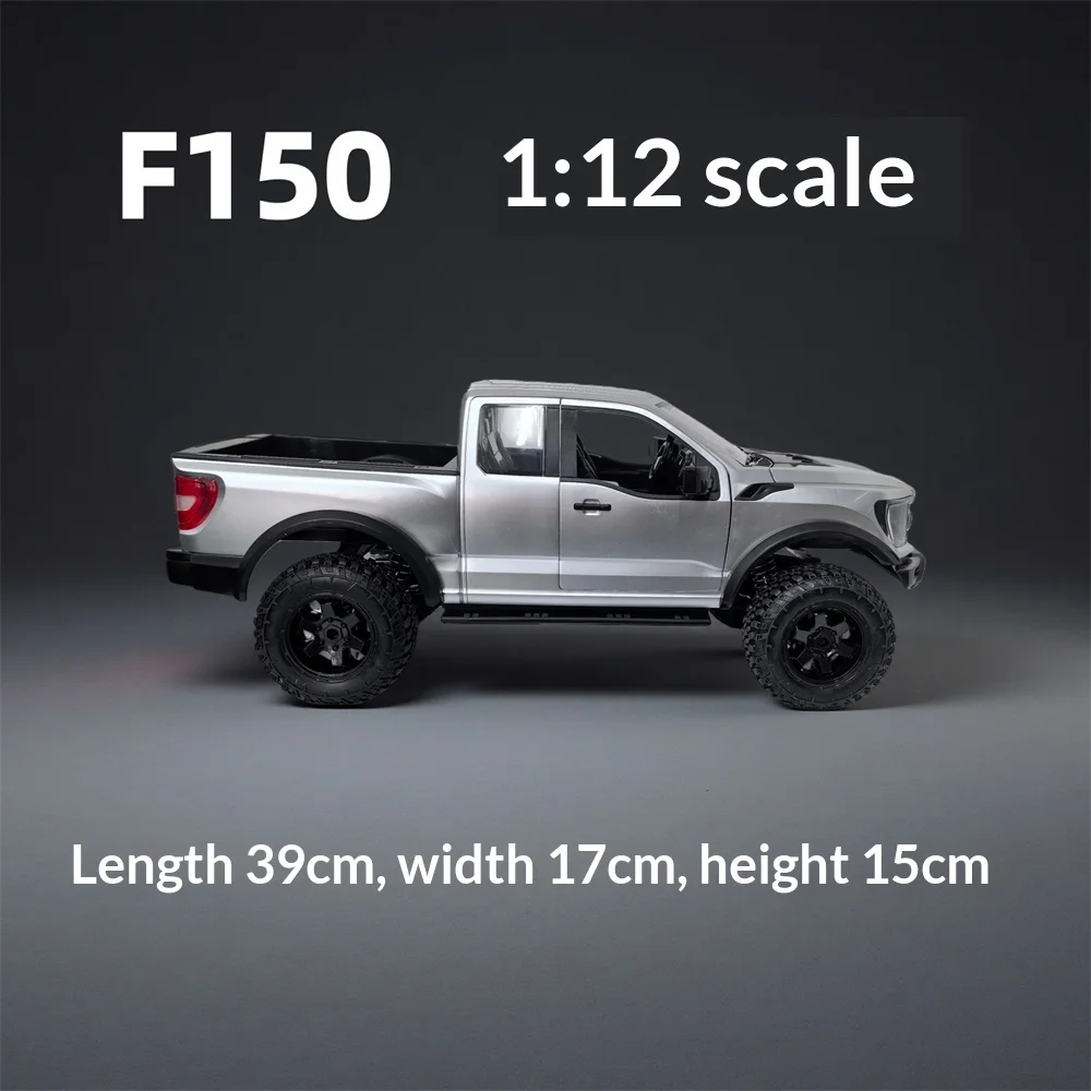 Hstar R12-01Q F150 RTR 1/12 2.4G 4WD RC카 2단 변속 락 크롤러 오프로드 트럭 금속 드라이브 샤프트 기어 차량 모델 장난감