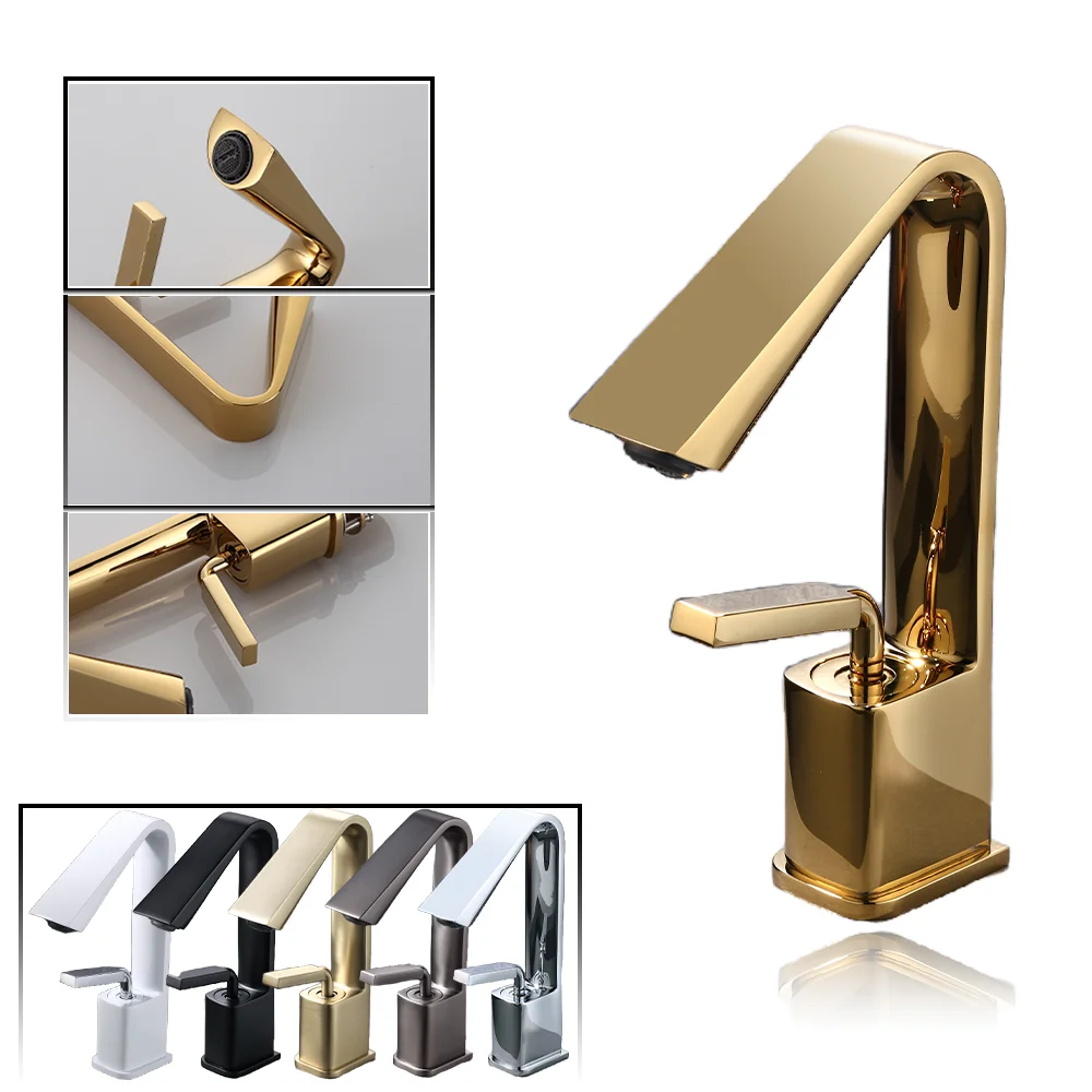 

Extravagant Simple Waterfall Gun Gray Hot And Cold Water Faucet Basin Wash Basin Cabinet Faucet Bathroom Washbasin Vanity Faucet