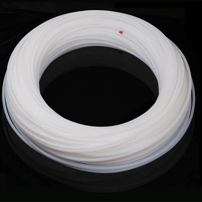 PTFE Tube Polytetrafluoroethylene Tubes Milky White ID0.8-13mm OD1.6-15mm  High-Temperature Acid-Base And Oil-Resistant Hose