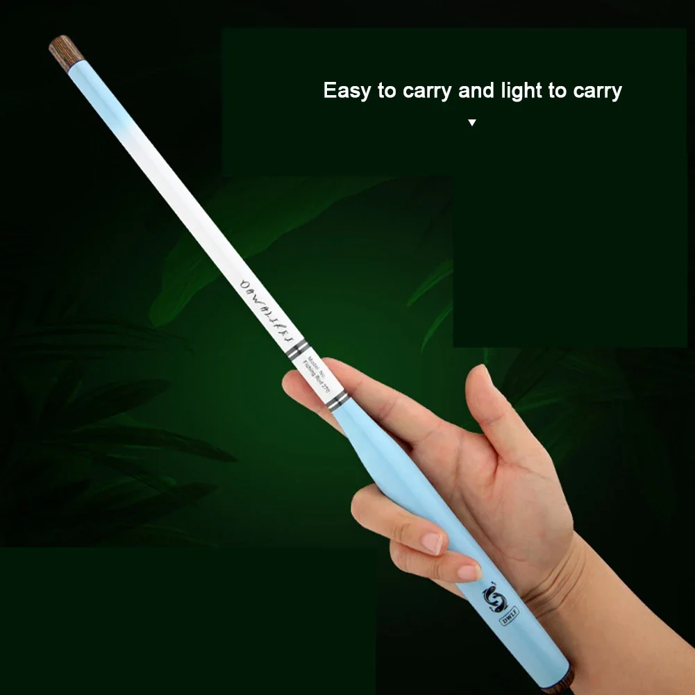 Ultra Short Portable Carbon Telescopic Fishing Rod 5H Strong Waist Strength Micro-Substance Children's Stream Rod