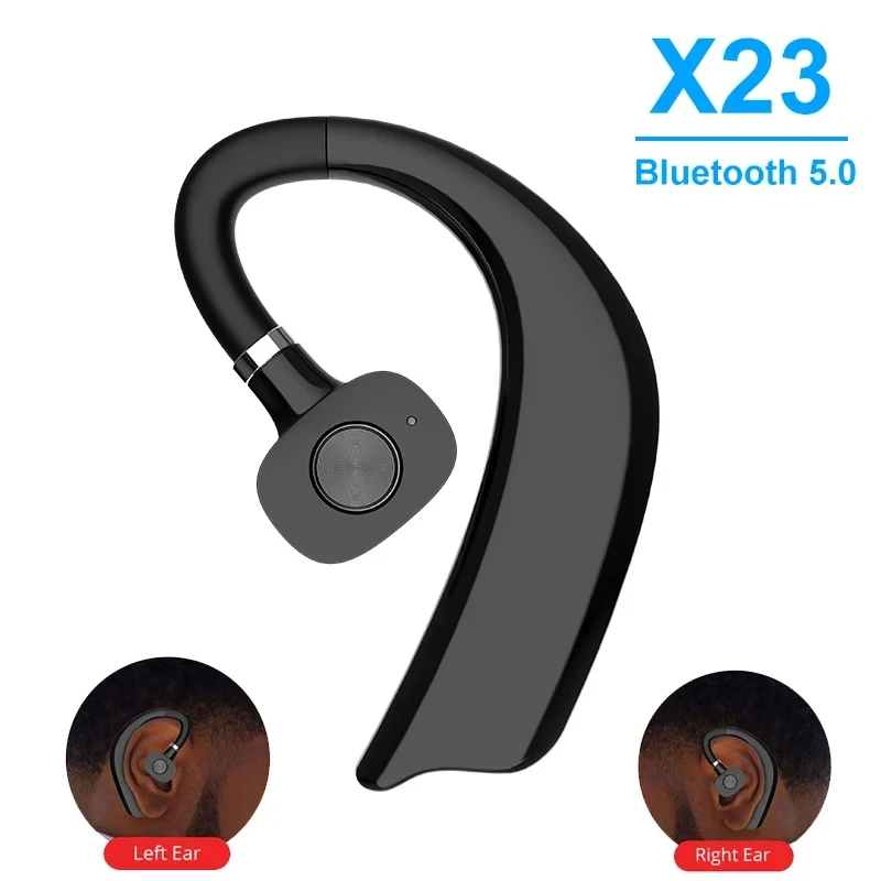 

X23 Single Ear Wireless Earbud Bluetooth Earphone Ear Hooks Mini Handsfree Calls Headset With Mic Touch Control Sport Headet