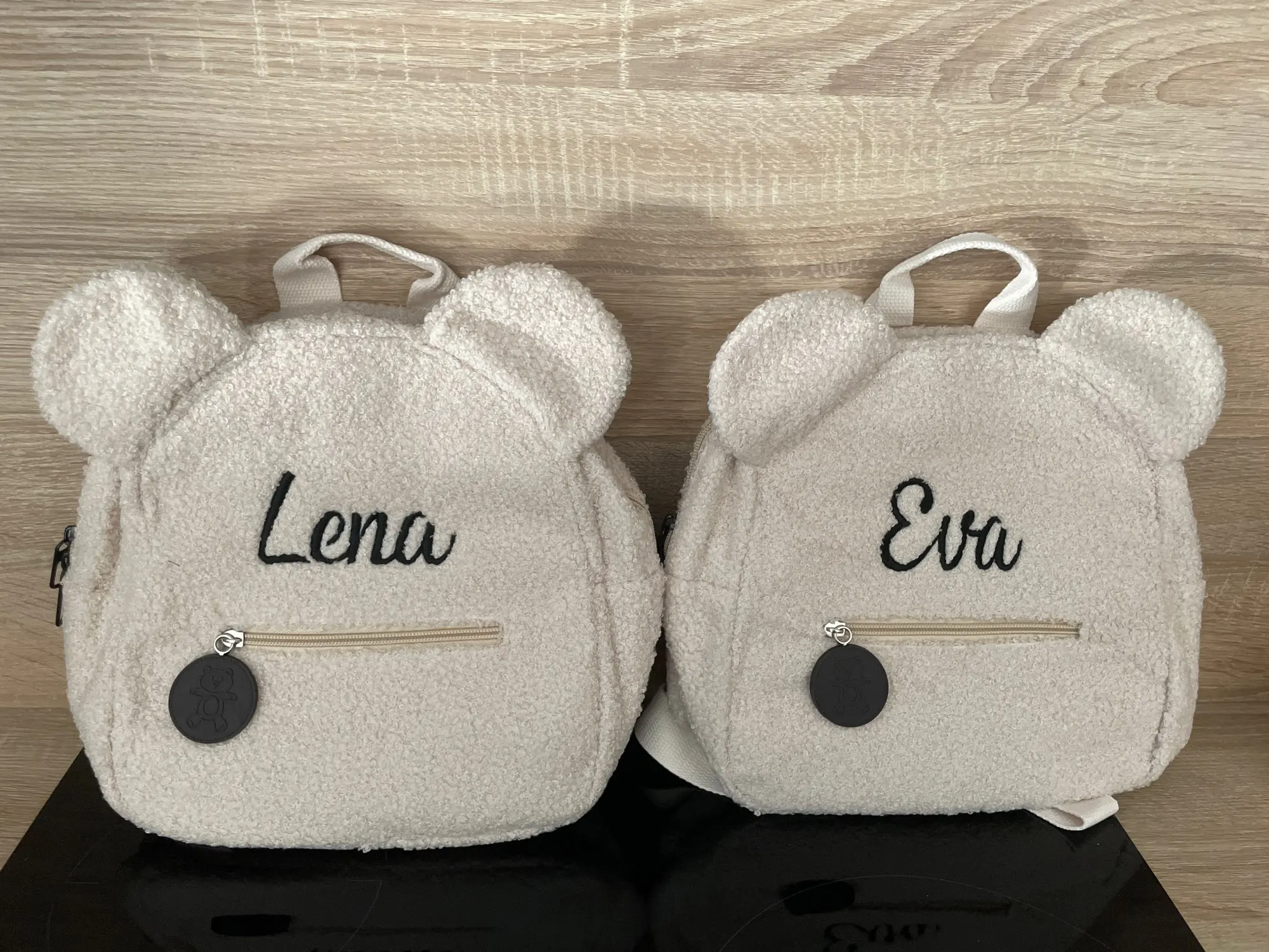 Borsa zaino per bambini ricamata personalizzata borsa leggera per orsi in peluche per bambini zaino con nome personalizzato regalo per ragazzi e ragazze signore