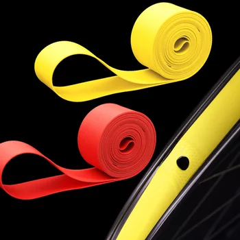 2 pezzi striscia per cerchione per bicicletta rivestimento per pneumatici protezione per camera d'aria nastro per cerchione in PVC per 700C 26 27.5 29 pollici MTB bici da strada anti-pugnalata
