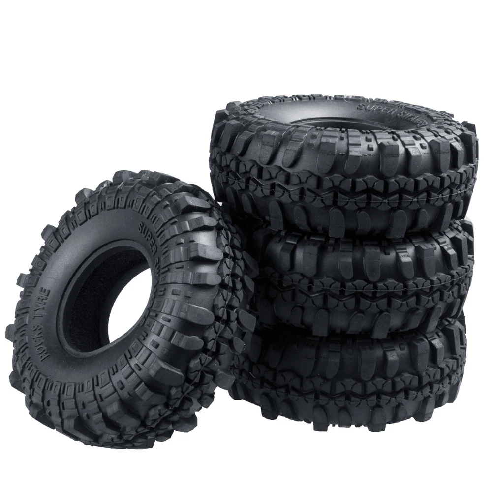 YEAHRUN 1,9 Zoll Gummi Beadlock Radreifen 100/106/108/114/120/122/123 mm Reifen für Axial SCX10 TRX-4 1/10 RC Car Upgrade-Teile – Detail 7