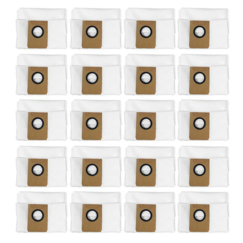 

For ECOVACS DEEBOT X1 OMNI Robot Vacuum Cleaner High Capacity Leakproof Dust Bag Replacement Parts, 40 Pack