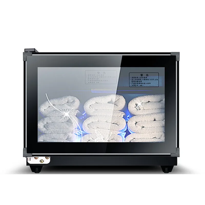 Ultraviolet Ozone Disinfection Cabinet Beauty Salon Barber Shop Towel Clothing Disinfection Cabinet Towel Warmer 220V