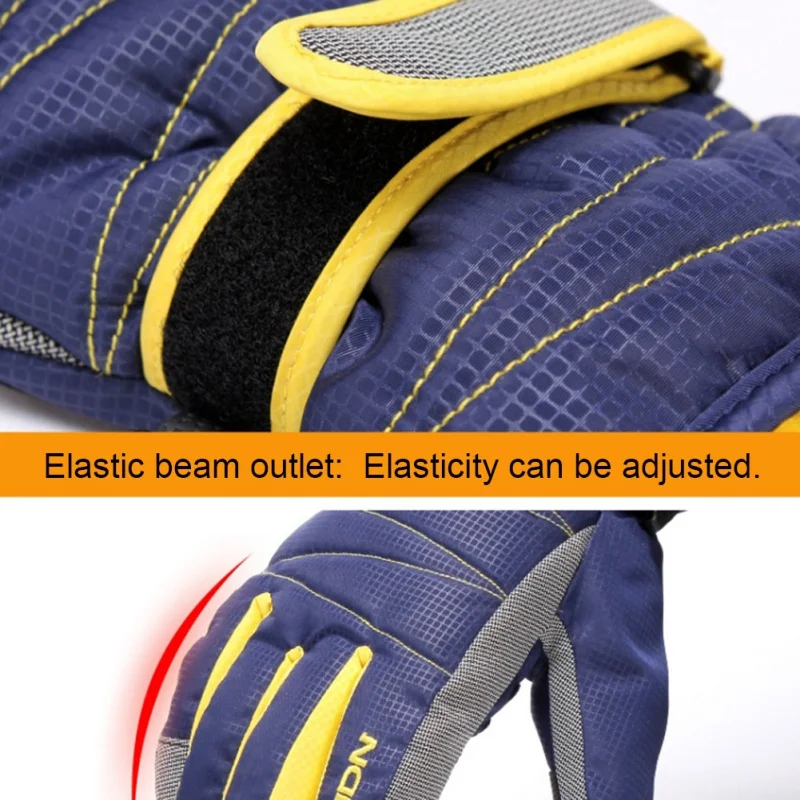 Winter Thermal Ski Gloves Unisex Waterproof Snowboard Anti-slip Cycling Gloves Riding Hiking Motorcycle Warm Fleece Mitten Glove 5