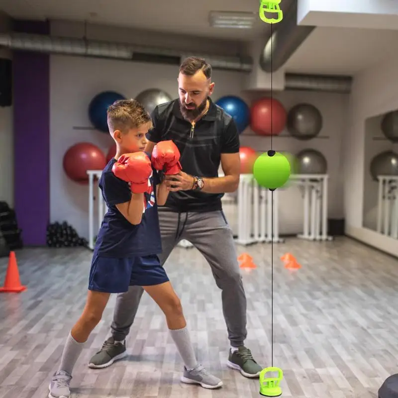 Adjustable Suction Cup Boxing Reflex Speed Ball Hand Eye Reaction Training Punch Fight Ball Fitness Equipment Accessories