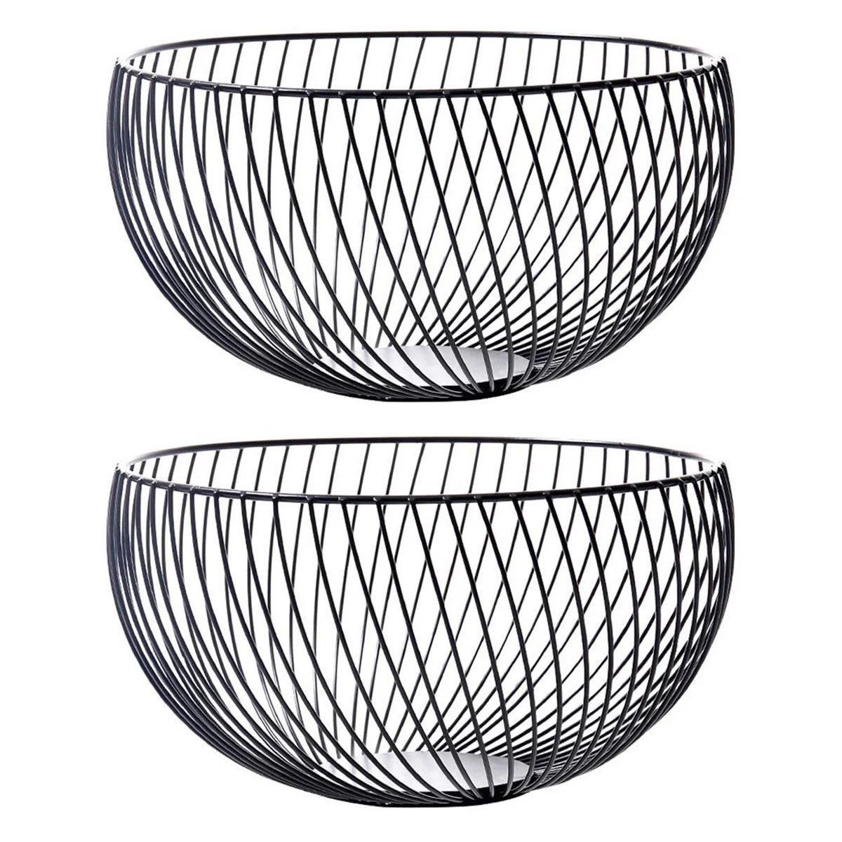 

Storage Basket Practical Fruit Wrought Iron Multi-functional Premium Round Vegetable Decorations
