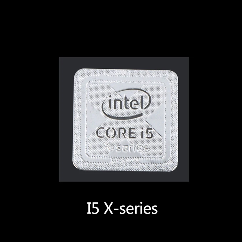 10th Generation Intel Core I9 I7 I5 I3 CPU Metal Sticker Laptop Logo Sticker  For PC Laptop Label Desktop Sticker