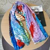 Foreign trade original single Spanish fashion trend new distinctive colorful  shawl dual-use scarf 3