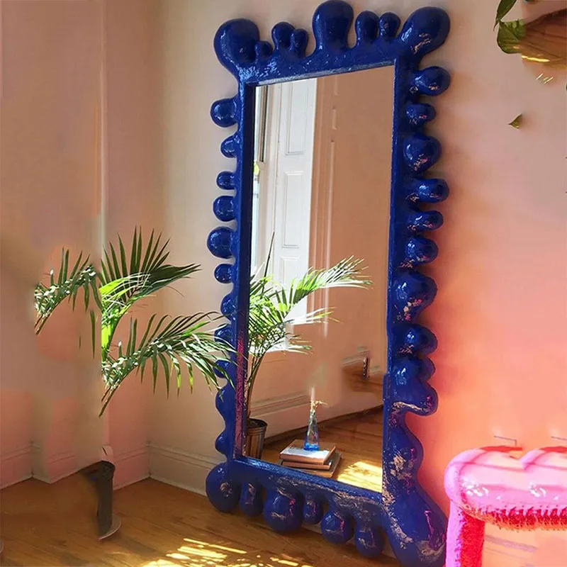 

Hanging Wall Mirror Big Free Shipping Rectangle Abstract Full Body Mirror Cool Ozdoby Do Pokoju Home Decoration Accessories