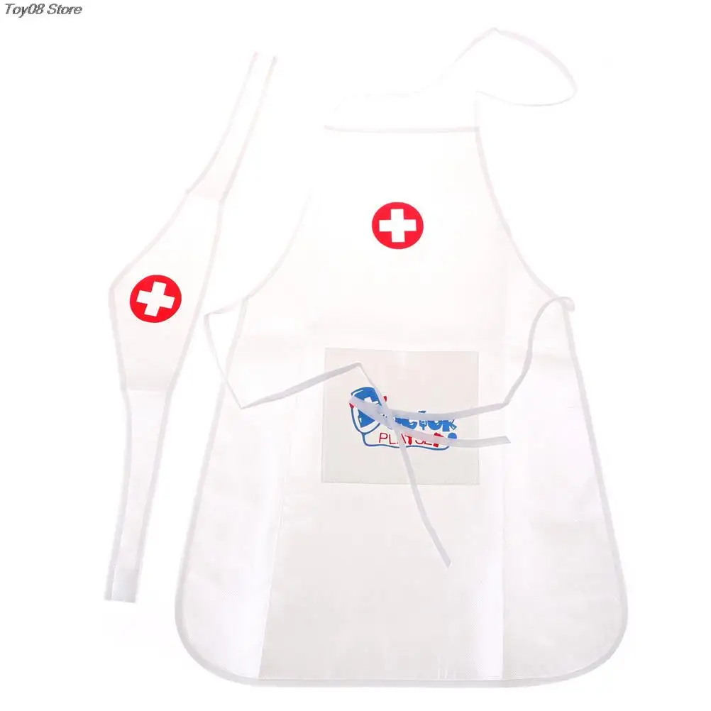 Hot New 1 Clothing 1 Hat Pretend Play Toy Set Doctor Clothing Toys Children Play Role Doctor Nurse Set for Children Girl Toy 2