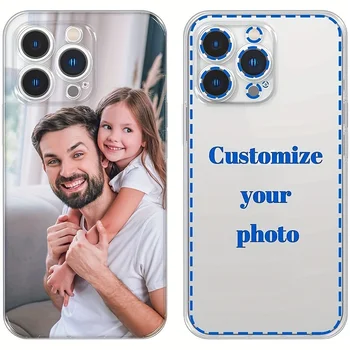 For iPhone 16 16e 15 14 13 12 11 Pro Max Mini SE 2020 2022 XS XR 6 6s 7 8 Plus DIY Photo Customized Soft Case TPU back cover 1